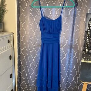 Elegant Blue Women's Dress Size S-M